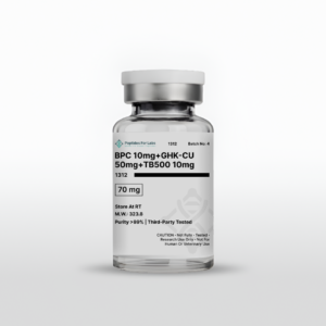 BPC 10mg + GHK-CU 50mg + TB500 10mg: Research Grade Peptide Blend